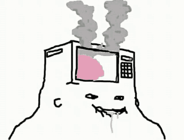 COOKER - Wojak with microwave head